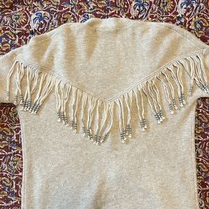 One Grey Day beaded cardigan